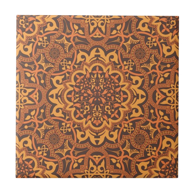 Stylish arabic ornament tile (Front)