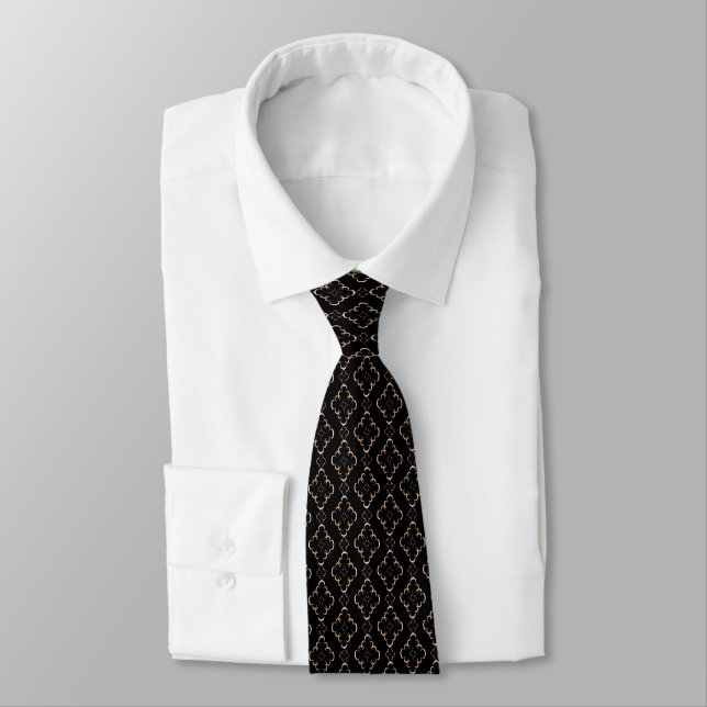 Stylish art deco.  tie (Tied)