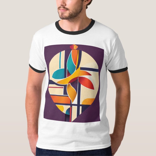 Stylish art design tshirt  (Front)
