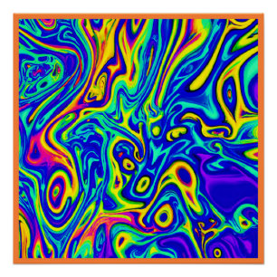 Stylish Art Pattern Forms Poster