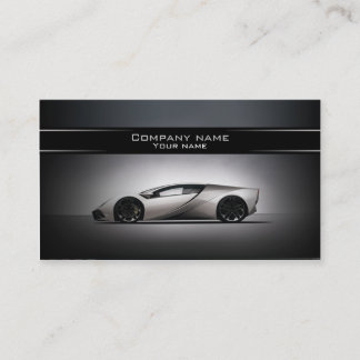 Stylish automotive business card