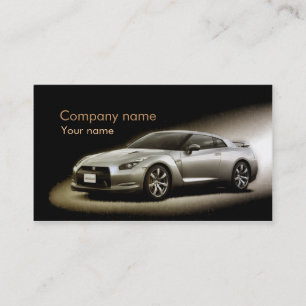 Stylish automotive business card