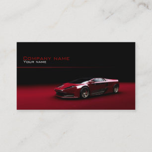 Stylish automotive business card
