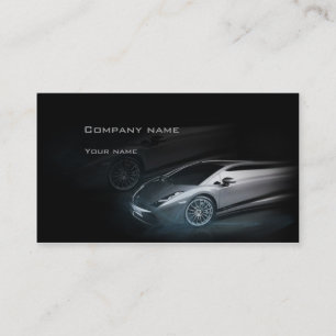 Stylish automotive business card