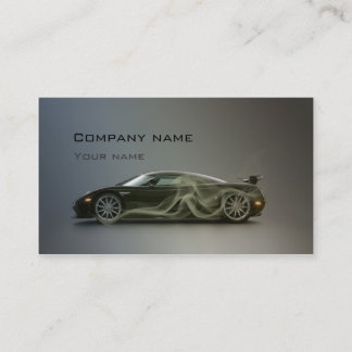 Stylish automotive business card