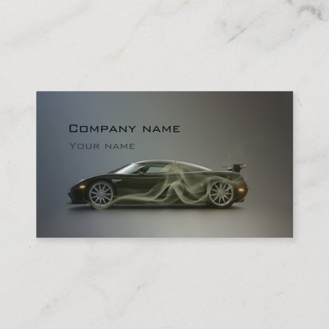 Stylish automotive business card (Front)