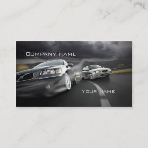 Stylish automotive business card