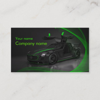 Stylish automotive business card