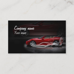 Stylish automotive business card