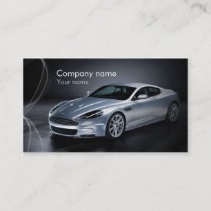 Stylish automotive business card