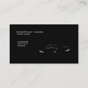 Stylish automotive business card