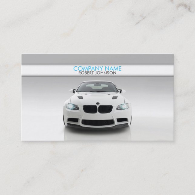 Stylish automotive business card (Front)