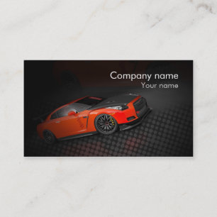 Stylish automotive business card