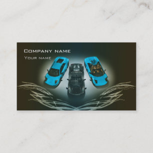Stylish automotive business card