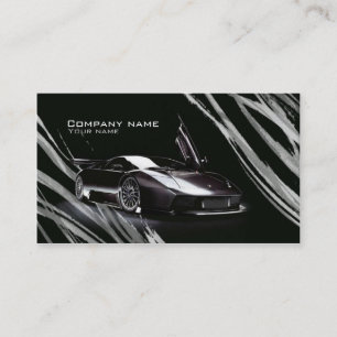 Stylish automotive business card