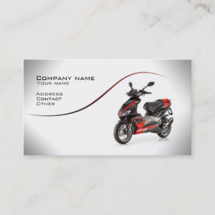Stylish automotive business card