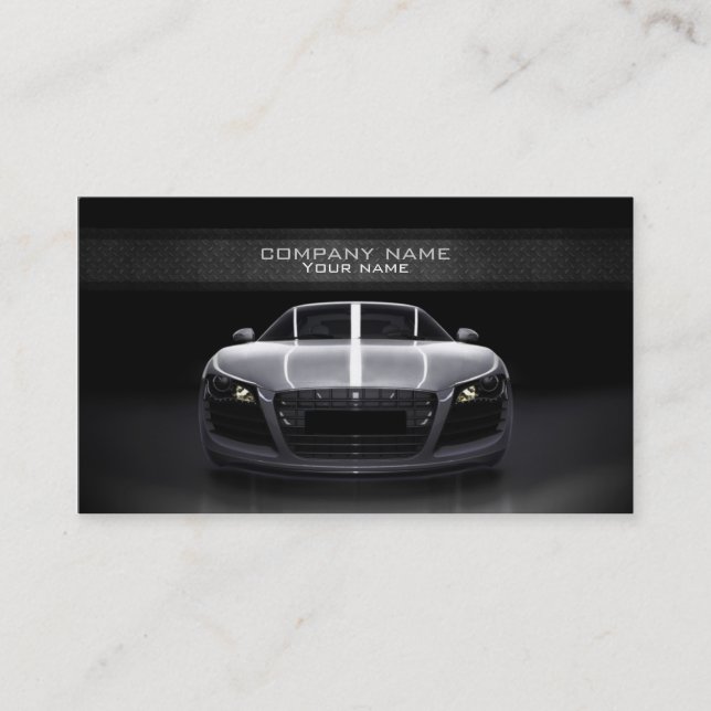 Stylish automotive business card (Front)