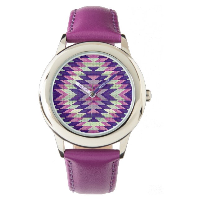 Stylish Aztec design Watch (Front)