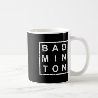 Stylish Badminton Coffee Mug
