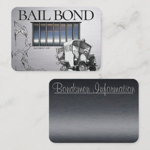 Stylish Bail bond Business Card