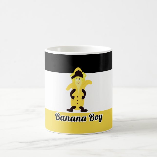 Stylish banana coffee mug (Center)