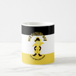 Stylish banana coffee mug