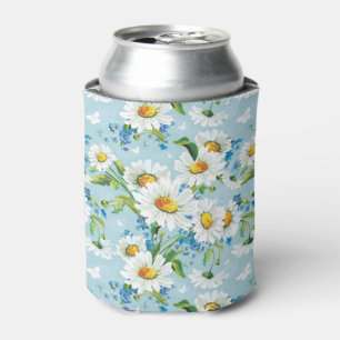 Stylish beautiful bright floral pattern 2 can cooler