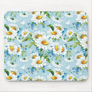 Stylish beautiful bright floral pattern 2 mouse pad