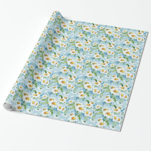 Stylish beautiful bright floral pattern 2 wrapping paper