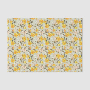 Stylish beautiful bright floral pattern tissue paper