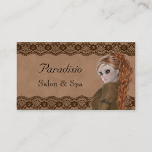 Stylish Beauty Salon and Spa Business Card