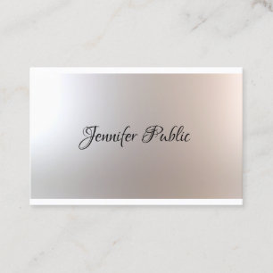 Stylish Beauty Salon Makeup Artist Trendy Template Business Card