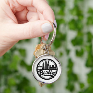 Stylish Berlin City Vintage Logo  Key Ring