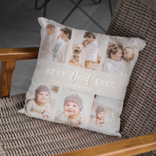 Stylish Best Dad Ever Throw Pillow
