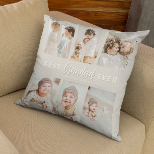 Stylish Best Grandad Ever 6 Photo  Cushion