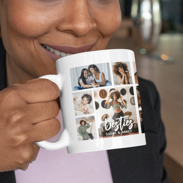 Stylish Besties 15 Photo Collage Coffee Mug (Creator Uploaded)