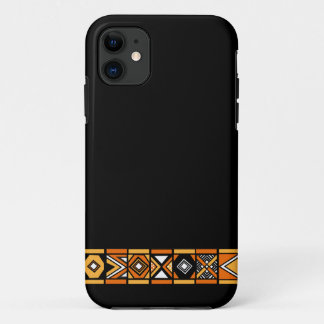 Stylish Black African art pattern iphone 5 case