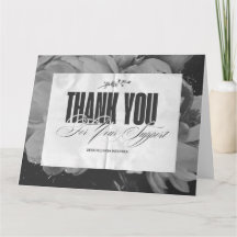Stylish black and white card