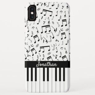 Stylish black and white piano keys Case-Mate iPhone case