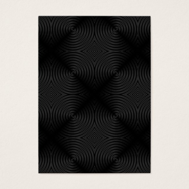 Stylish, black circles design. Custom (Front)