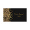 Stylish Black & Jaguar Print Business Card