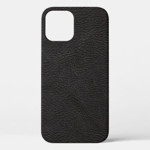 Stylish Black Leather With Texture Case-Mate iPhon iPhone 12 Case