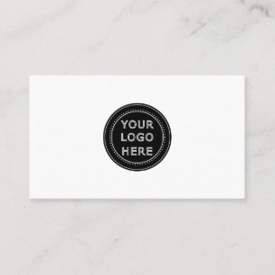 Stylish Black QR Code Design Elegant Brand Business Card