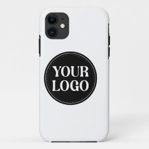 Stylish Black QR Code Design   Elegant Brand Case-Mate iPhone Case