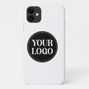 Stylish Black QR Code Design Elegant Brand Case-Mate iPhone Case
