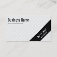 Stylish Black Stripe Bookkeeper Business Card