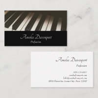 Stylish Black & White Piano Keys Photograph