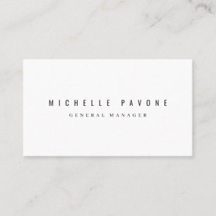 Stylish Black & White Professional Profile Modern Business Card