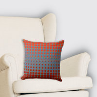 Stylish Blue and Red Halftone Dots