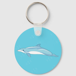 Stylish Blue dolphin Key Ring
